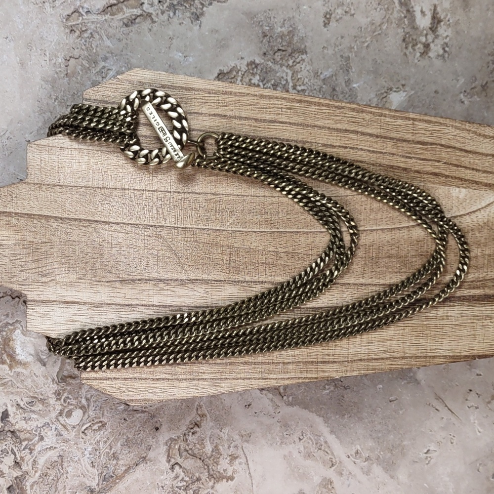 Giles & Brother Layered Toggle Necklace